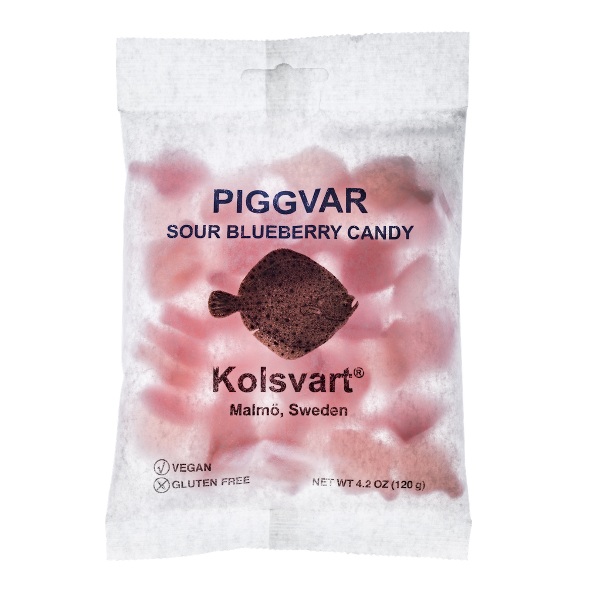 Kolsvart Swedish Fish Candy - Raspberry (Röding) 4.2 Ounce – The
